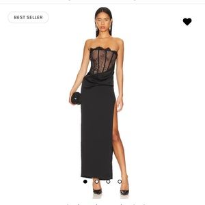 Revolve X NBD Nalani Maxi Dress in Black